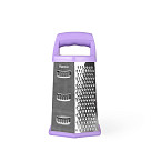 Grater 24cm six-sided (stainless steel + plastic)