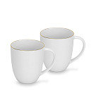 Set of mugs 400 ml / 2 pcs Floree (porcelain)