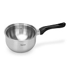 Double wall saucepan bain-marie 16x9.5 cm / 0.95 LTR without lid (stainless steel)