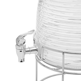 Beverage dispenser 5 LTR with stand (glass)