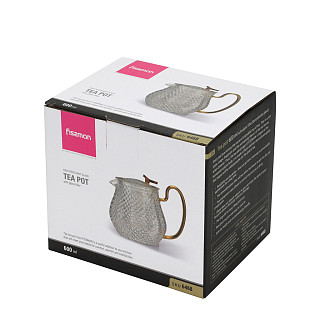 Tējkanna 600 ml ar stikla filtru, art. 6468