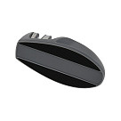 Knife sharpener 10x4x5 cm, color GREY (carbide and ceramic)