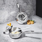 Sauce pan ABSOLUTE PRO 18x9 cm / 2,2 LTR with lid (stainless steel)