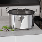 Pot FABIA 24x13.5 cm / 5.8 L with glass lid