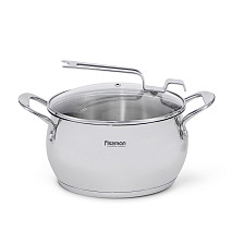 Casserole Vita 3.5 l with glass lid (stainless steel)
