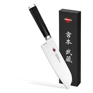 Santoku nazis KENSEI MUSASHI 17 cm (Damascus tēr.)