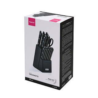 Nažu komplekts koka statīvā YASUMOTO 13 pr.