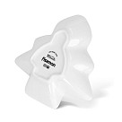 Eglītes formas šķīvis MIRACLE 11,8x11,5 cm (jaunais kaula porcelāns)