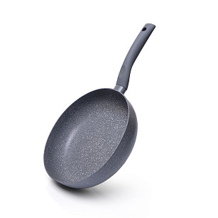 Deep frying pan VULCANO 24x6 cm with induction bottom (aluminium with non-stick coating)