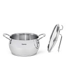 Casserole Vita 3.5 l with glass lid (stainless steel)