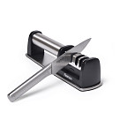 Sharpener 23x6x6 cm for three step sharpening (diamond, tungsten carbide and ceramic rods)