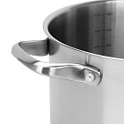 Puodas MASTER CHEF 24x13 cm / 5,4 L su stikliniu dangčiu (nerūdijantis plienas)