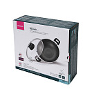 Wok IRON CHEF 28x8,5 cm / 3,54 l nerūdijantis plienas su nepridegančia danga