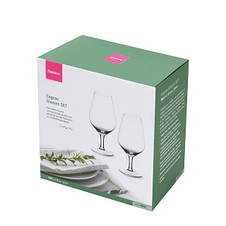 Cognac glasses, set of 2 pcs. 390 ml