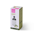 Oil bottle 250 ml with silicone brush (glass)