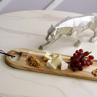 Koka virtuves dēlītis 38x16x1,5cm