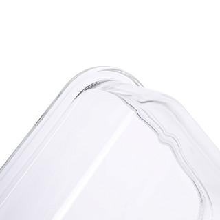 Container with lid 15x11x6 cm / 370 ml (borosilicate glass)