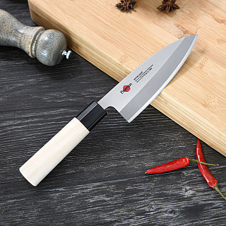 6" Deba knife KENSEI HANZO 15 cm (steel AUS-8)