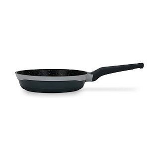 Frying pan Luxuria 24x5.5 cm with induction bottom (aluminium with non-stick coating)
