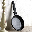 Frying pan FIORE 24x4.9 cm with detachable handle (aluminium with non-stick coating)