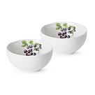 Set of 2 bowls CURRANT 16 cm (new bone china)