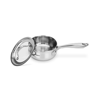 Kausiņš ABSOLUTE PRO 16x7,5 cm / 1,5L ar stikla vāku (nerūsējošais tērauds)