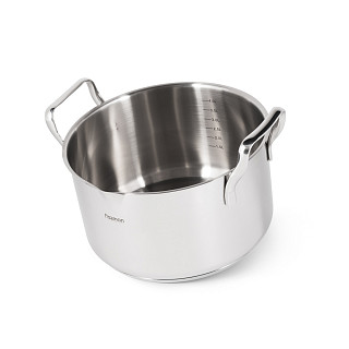 Кастрюля из нержавеющей стали индукционная 4,5 л / 22 см Fabia