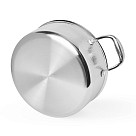 Katls HERITAGE PRO 24x11 cm / 4,7 L ar stikla vāku (nerūsējošais tērauds ar pretpiedeguma pārklājumu)