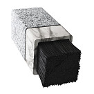 Kitchen knife organizer 11x11x23 cm, color MARBLE (plastic)