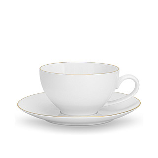 Komplekts krūze ar apakštasīti Floree 430 ml / 2 gab.  (porcelāns)