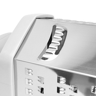 Grater 24cm six-sided (stainless steel + plastic)