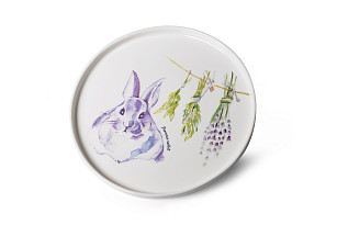 Šķīvis PROVENCE RABBIT 25 cm, porcelāns