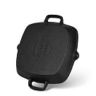 Square grill pan 26x5.3 cm (cast iron)