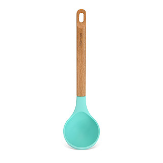 Silicone ladle 31.5 cm with wooden handle Essential