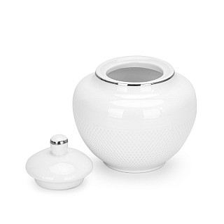 Sugar bowl PLATINUM 210 ml (porcelain)
