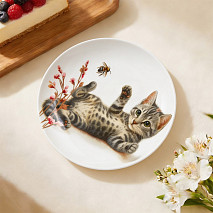 Šķīvis DOGS 14,5 cm (jaunais kaula porcelāns)