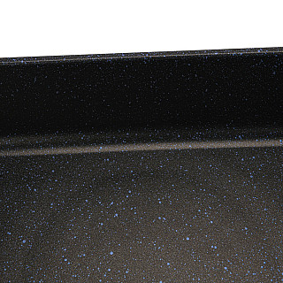 Rectangular shallow casserole NORD STONE 30x21.5x7 cm / 3.7 LTR with glass lid (cast aluminium with non-stick coating)
