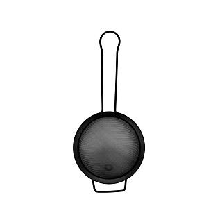 Sietas su rankena 14 cm (juodas), art. 8441