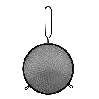 Siets ar rokturi 20 cm (melns), art. 8448