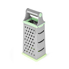 24.5 cm four-sided grater (stainless steel + plastic)