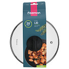 Glass lid 20 cm, black