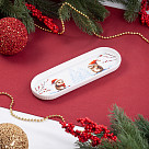 Ovāls šķīvis Hedgehog 26 × 8,5 cm (porcelāns)