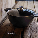 Katls GRANDE 32x15см / 9,3 l ar stikla vāku