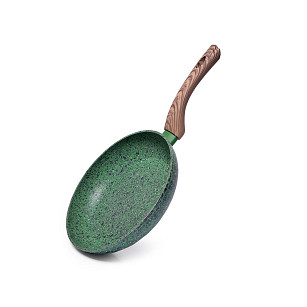 Frying pan MALACHITE 24x4.9 cm with induction bottom (aluminium with non-stick coating)