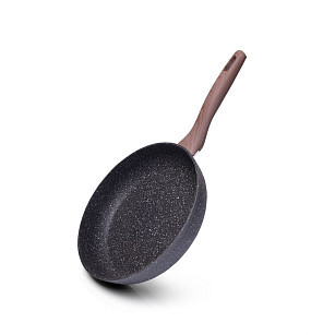 Frying pan GRANDEE STONE 24x5.5 cm with induction bottom (aluminium with non-stick coating)