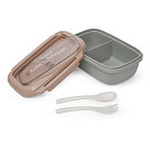 2-compartment lunch box 850 ml / 19.7 × 14 × 8.2 cm (plastic)