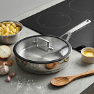 Глубокая сковорода с крышкой 24 см Fabia