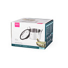 Katls FABIA 22x12,5 cm / 4,5 l ar stikla vāku