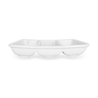 Taisnstūra šķīvis MIRACLE 16,5x7,5 cm (porcelāns)