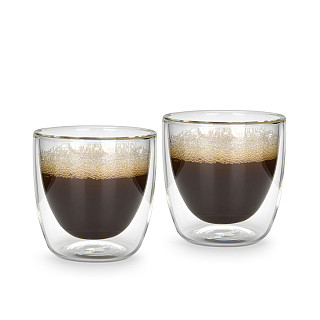 Set of 2 Double Wall Glasses 100 ml (Borosilicate Glass)